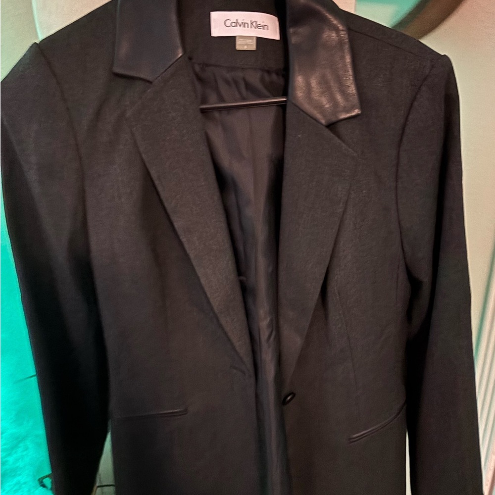 Calvin Klein Black Women's Jacket (S6)